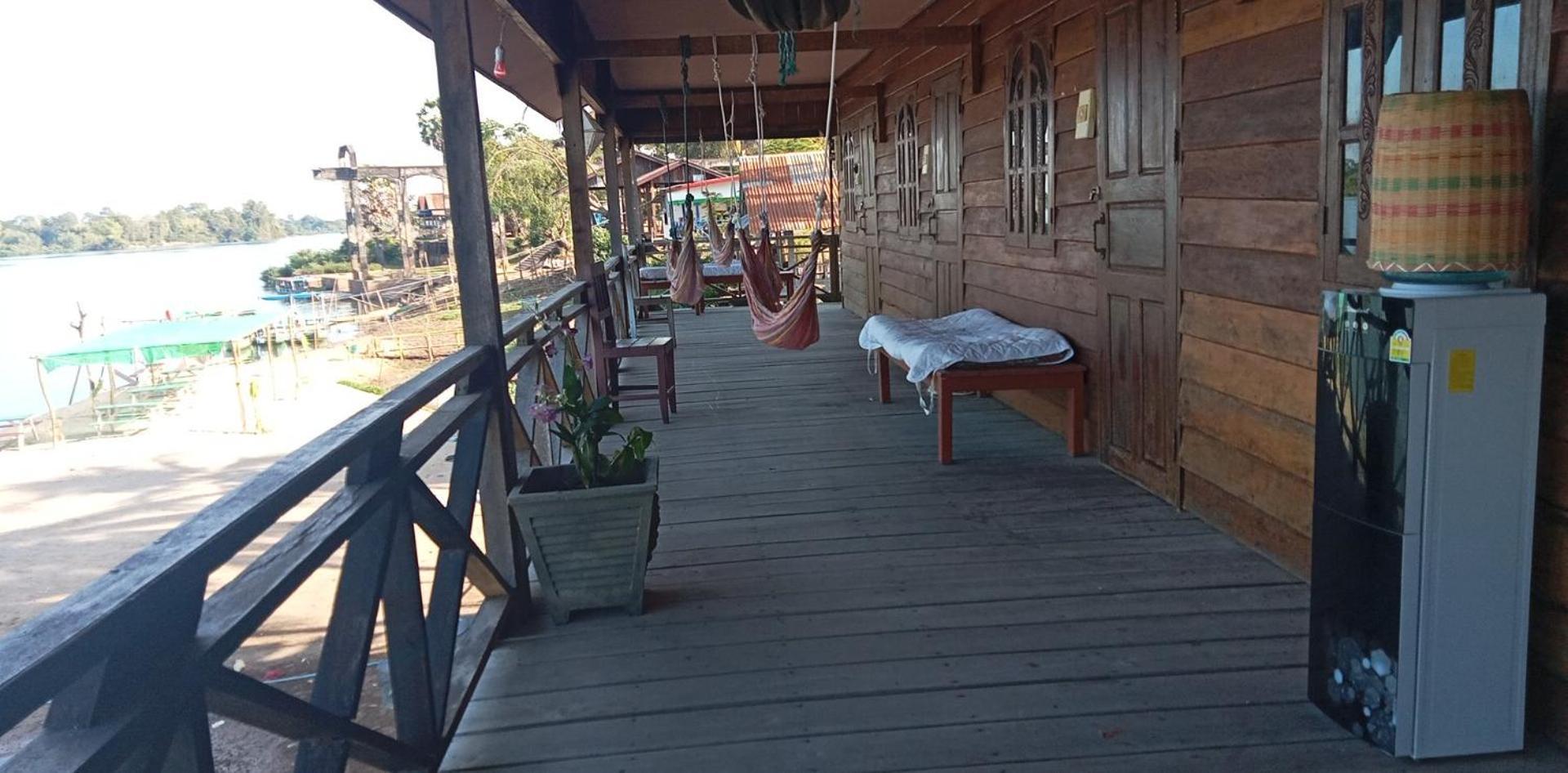 Champa Guesthouse Muang Khong Luaran gambar